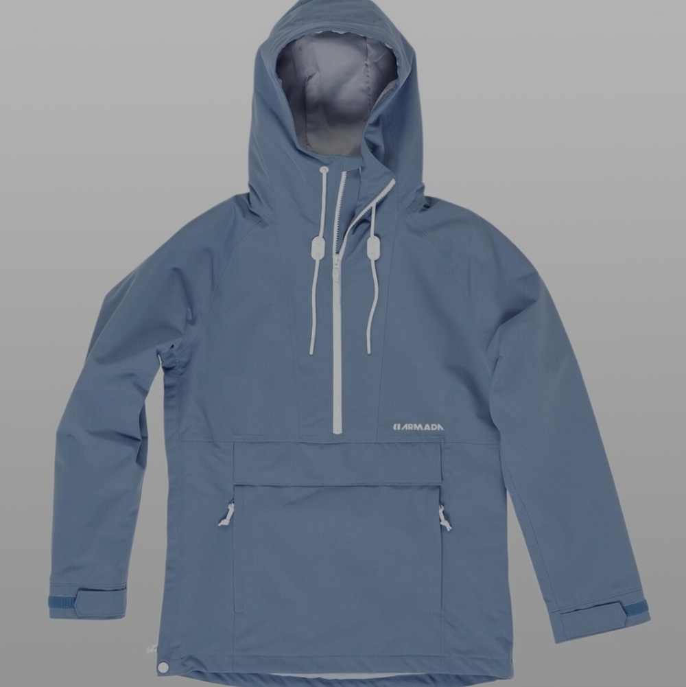 Blue Armada Hooded Jacket